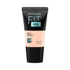كريم أساس سائل ميبيلين نيويورك فيت مي مات + بورليس - 115 عاجي | كريم أساس سائل Maybelline نيويورك فيت مي مات + بورليس - 115 عاجي