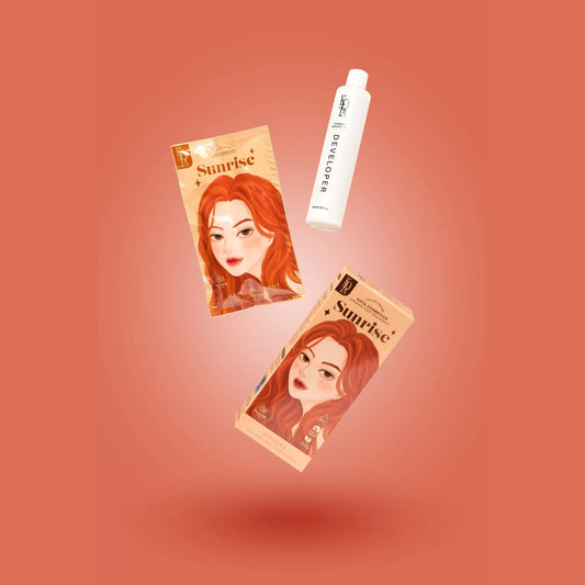 Kota Sunrise Orange Hair Color