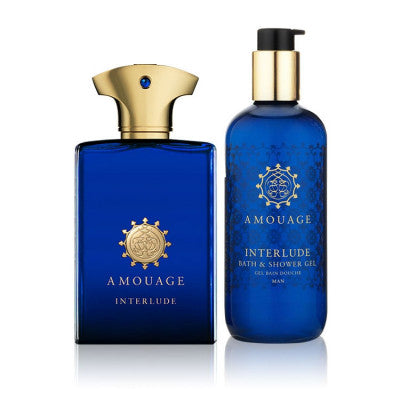 Amouage Interlude For Men Eau de Parfum Set 100ml Bath &amp; Shower Gel 2pcs