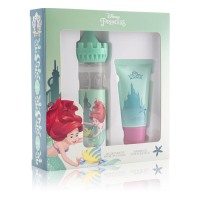 Disney Princess Ariel Set - Eau de Toilette (Women) 100ml + Shower Gel 75ml 2 Pieces