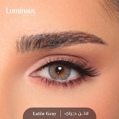 Luminous monthly lenses Latin Gray