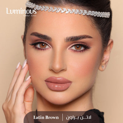 عدسات لومينوس الشهرية لاتن براون - Latin Brown