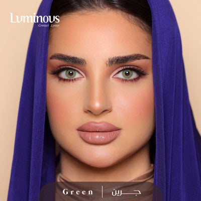 Luminous monthly lenses green