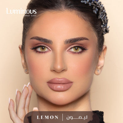 Luminous monthly lenses - Lemon