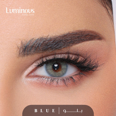 Luminous monthly lenses Blue