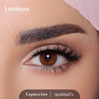 Luminous monthly lenses Cappuccino