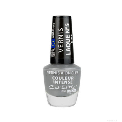 Miss Europe Paris - LAQUE N5 Grey Nail Polish