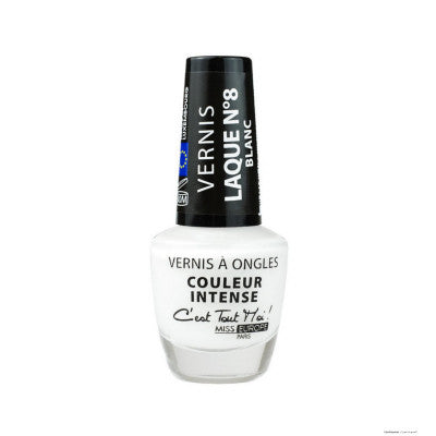 Miss Europe Paris - LAQUE N8 White Nail Polish