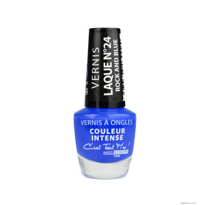 Miss Europe Paris - Rock &amp; Blue Nail Polish LAQUE N24