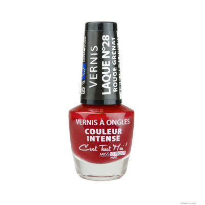 Miss Europe Paris - LAQUE N28 Garnet Red Nail Polish