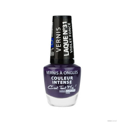 Miss Europe Paris - LAQUE N31 Dark Purple Nail Polish