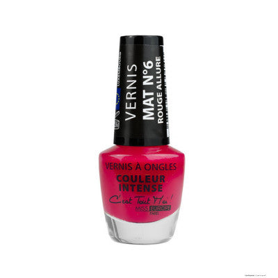 Miss Europe Paris - Rouge Allure Matte Nail Polish MATS N6