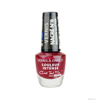 Miss Europe Paris - NACRE N8 Iridescent Red Nail Polish