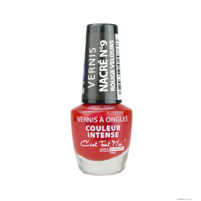 Miss Europe Paris - NACRE N9 Velvet Red Nail Polish