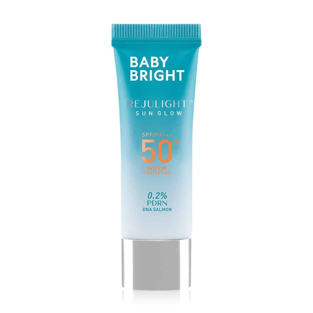 كريم واقي الشمس Rejulight Sun Glow SPF50+ PA+++ 10 جم من بيبي برايت (F)