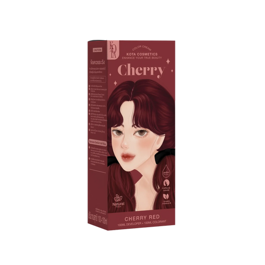 صبغة شعر كرز أحمر 100مل - Kota Cosmetics Cherry Red