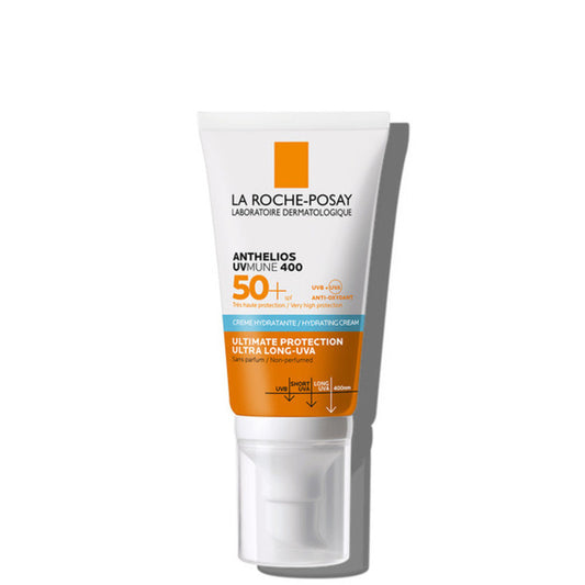 كريم واقي الشمس المرطب أنثيليوس غير المعطر SPF50+ من لاروش بوزيه - 50 مل