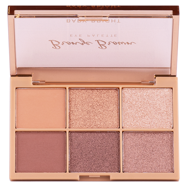 BRONZE BROWN EYE PALETTE 0.7G X 6COLORS BABY BRIGHT (M)