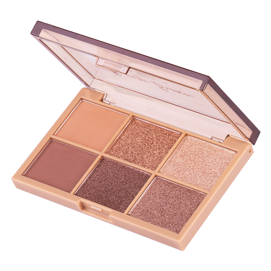 BRONZE BROWN EYE PALETTE 0.7G X 6COLORS BABY BRIGHT (M)