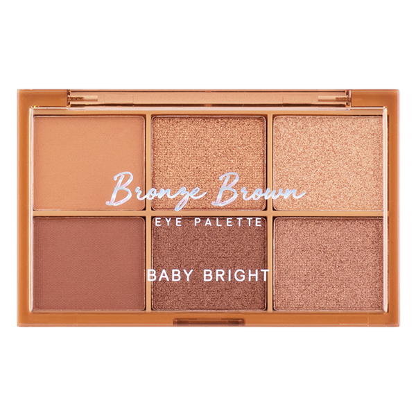 BRONZE BROWN EYE PALETTE 0.7G X 6COLORS BABY BRIGHT (M)