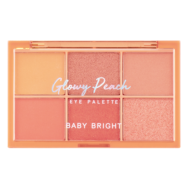 GLOWY PEACH EYE PALETTE 0.7G X 6COLORS BABY BRIGHT (M)