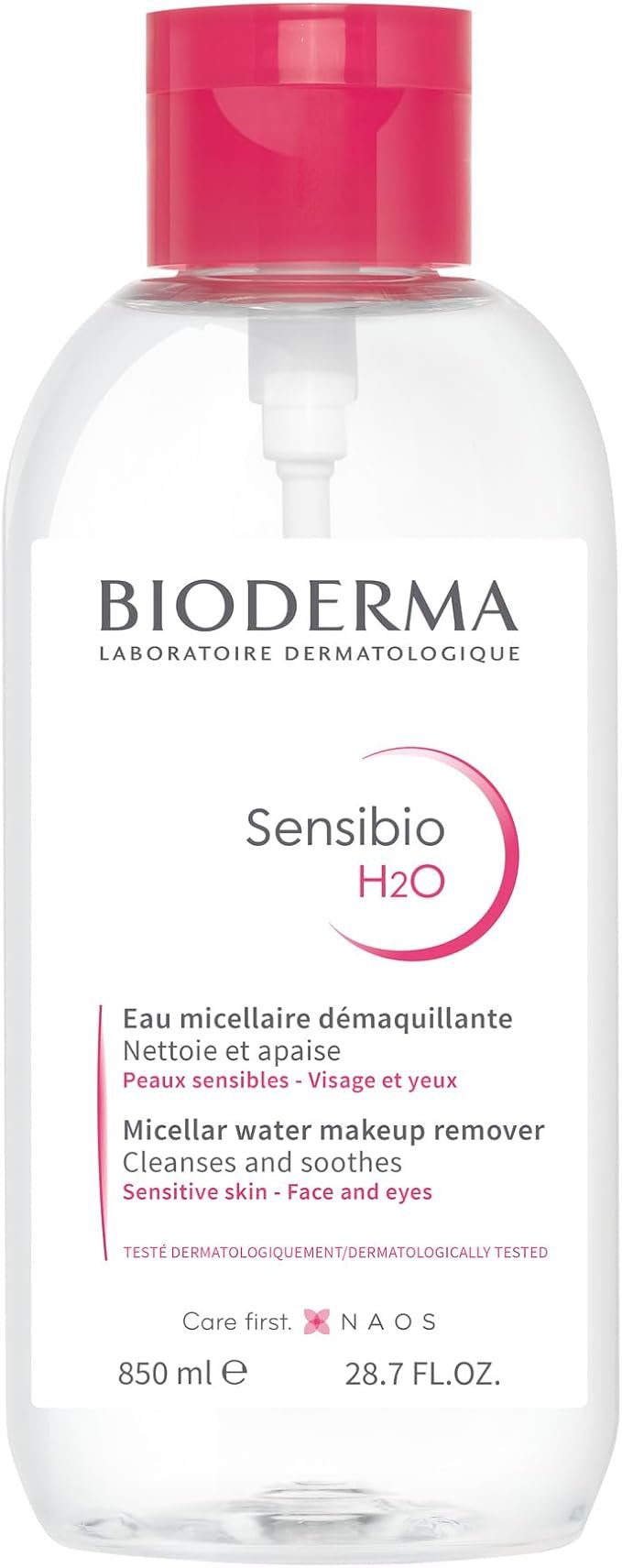 مزيل مكياج ميسيلار H2O من بيوديرما - 250 مل