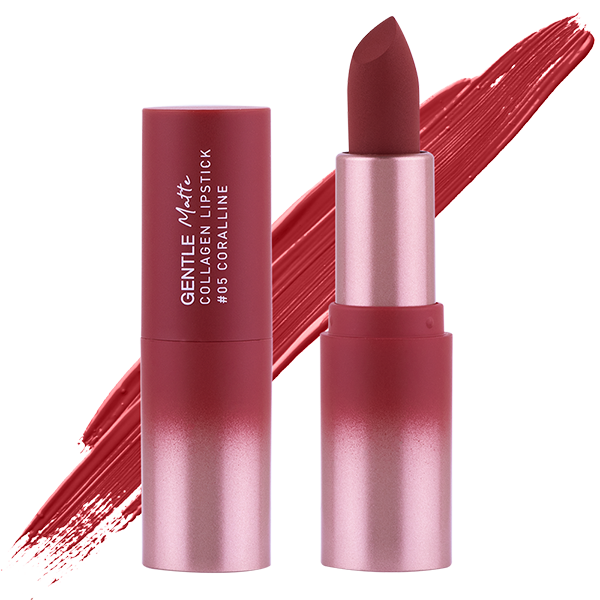 Gentle Matte Collagen Lipstick 3.7g Baby Bright (M) #05 Coralline