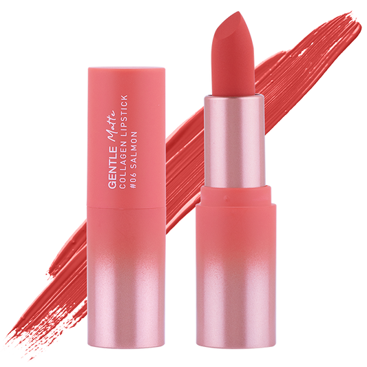 Gentle Matte Collagen Lipstick 3.7g Baby Bright (M) #06 Salmon