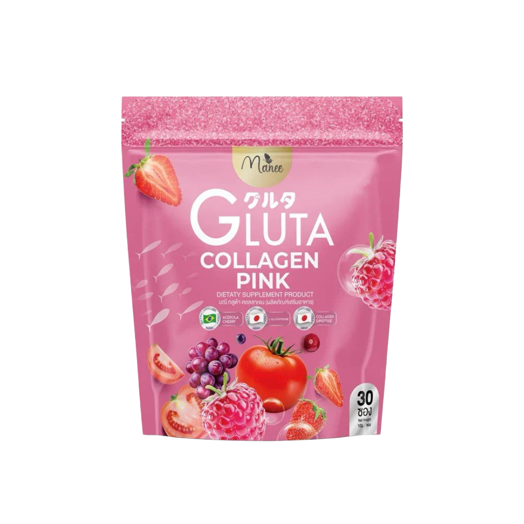 Manee Gluta Collagen Pink - 30 Sachets x 10g