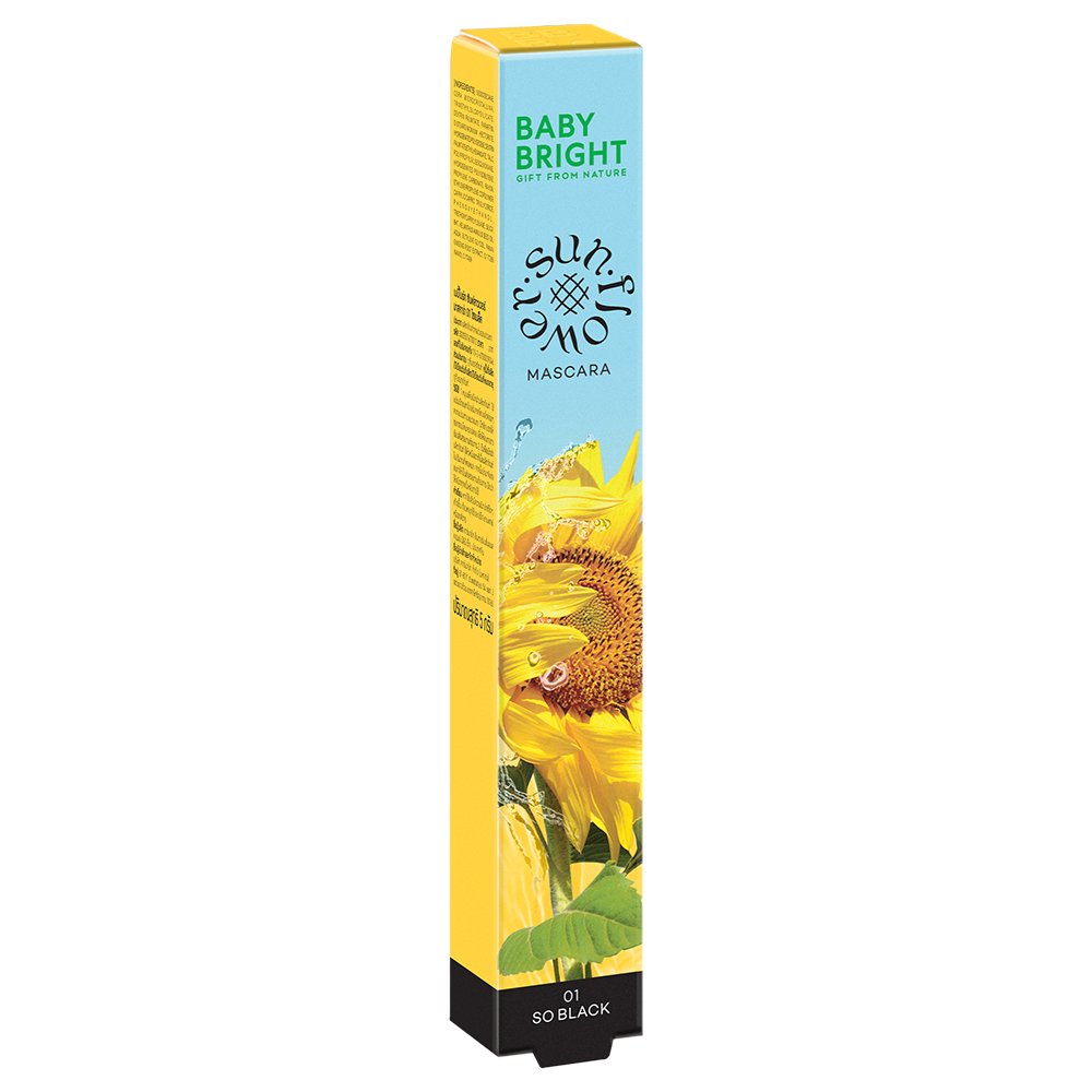 ماسكارا عباد الشمس 5 جرام بيبي برايت (متوسط) 01 أسود جدًا