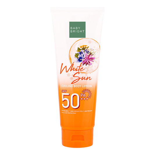 لوشن الجسم المبرد للحماية من الشمس بمعامل حماية (SPF50 PA+++) 160مل من بيبي برايت (B)