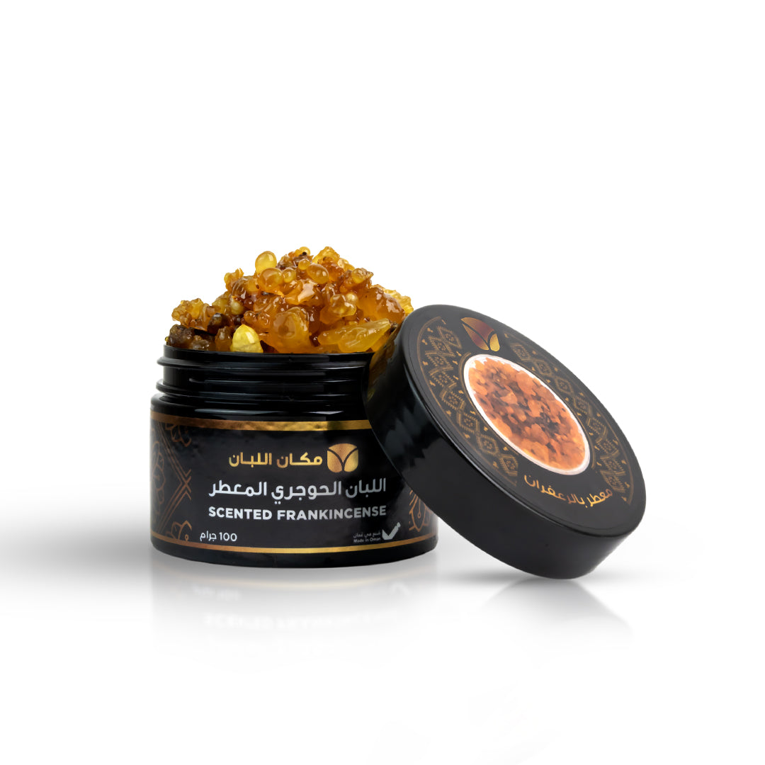 اللبان المعطر بالزعفران من مكان اللبان - 100 جم