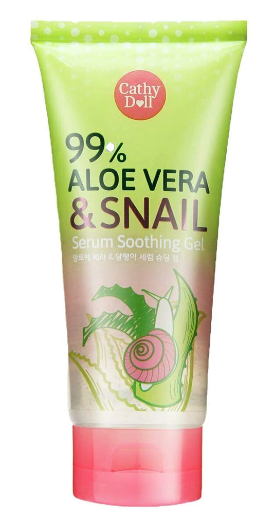 جل سيروم مهدئ بالصبار 99% والحلزون من كاثي دول - 300 مل