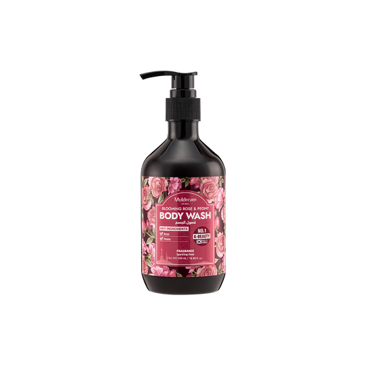 غسول الجسم برائحة الورد المزهر والفاوانيا 500 مل من Muldream
