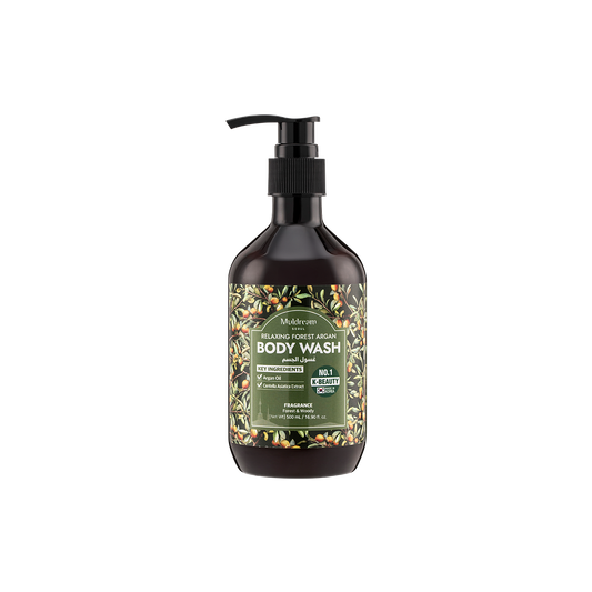 غسول الجسم بزيت الأرجان لتنظيف وترطيب البشرة 500 مل من Muldream